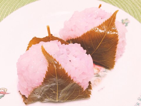 レンジで簡単ꕤ桜餅